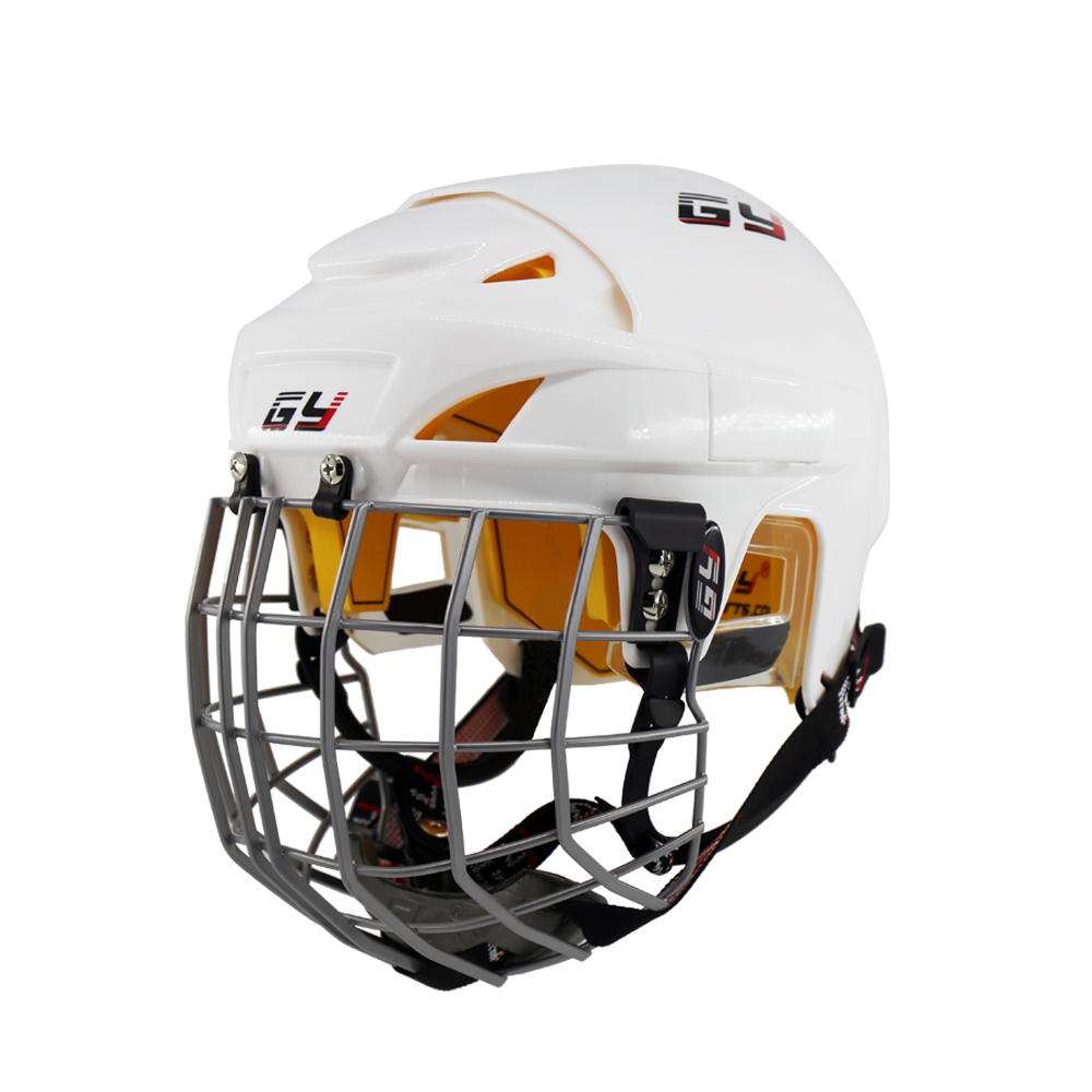 Medium Comfortable Ice Hockey Helmet For Round Head