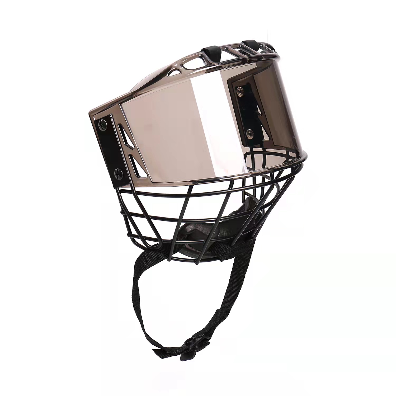 Full Face Steel Safety Ice Hockey Helmet cage
