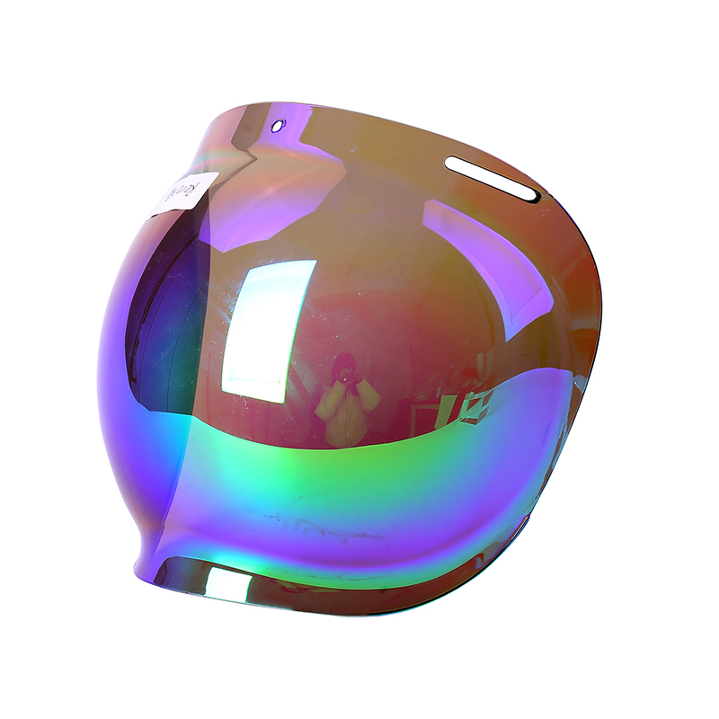 Bubble Purple Universal Motorcycle Helmet Visor