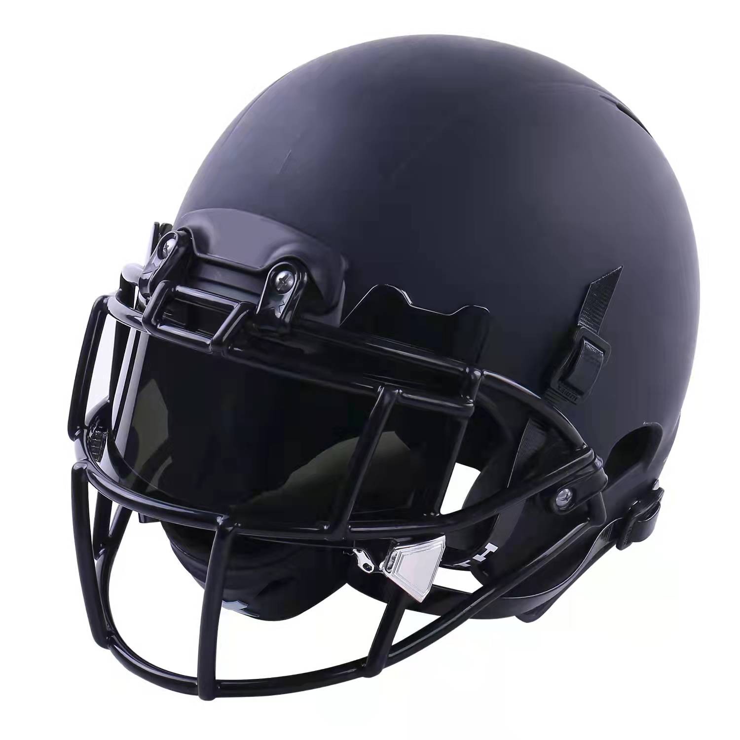 Black Frameless Impact Resistant American Football Visor